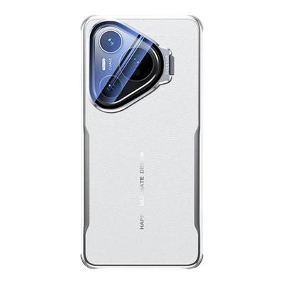 适用华为p70pro镜头膜翻盖支架皮