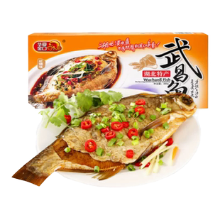 湖北特产鄂州武昌鱼红烧豆豉味自然风干真空装即食手撕鳊鱼礼盒装