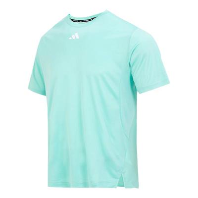 阿迪达斯短袖男夏季新款跑步运动健身训练透气圆领T恤IB7918