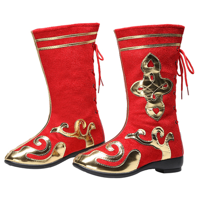 民族蒙古族新疆舞表演靴子舞蹈鞋