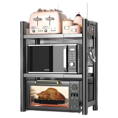 微波炉置物架可伸缩收纳架