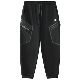 FILA FUSION斐乐男裤篮球运动长裤男2025春季新款男士跑步休闲裤