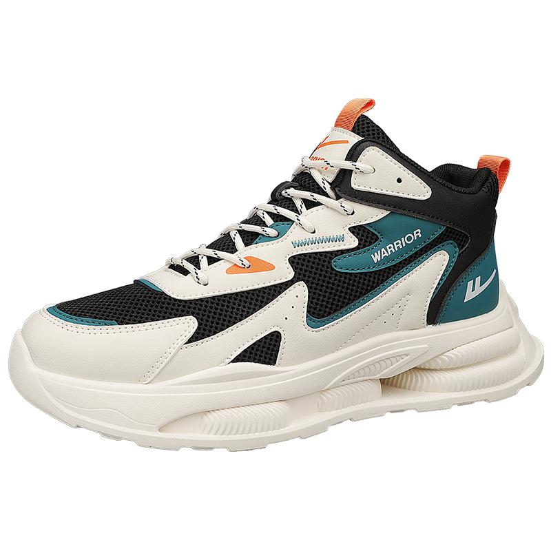 回力官方正品男鞋秋季厚底百搭跑步运动防滑增高休闲网面老爹潮鞋