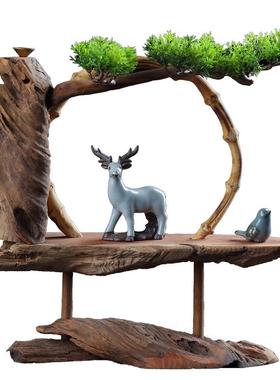 室内纯天然禅意风倒流香装饰品