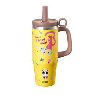 巨无霸吸管保温杯大容量可外带便携水杯冰霸杯霸王杯不锈钢女新款