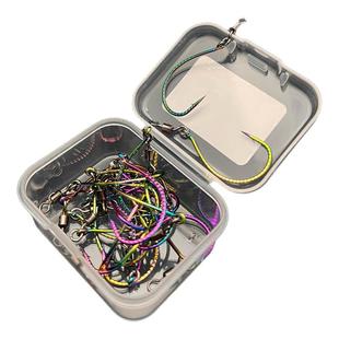 佑宇活饵钩泥鳅钩江河湖库路亚手竿钓翘嘴鲈鱼防缠绕打卷转环鱼钩