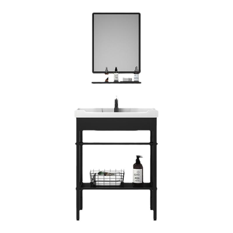 落地式组合卫生间洗漱台小户型不锈钢支架洗手面盆池洗脸盆浴室柜