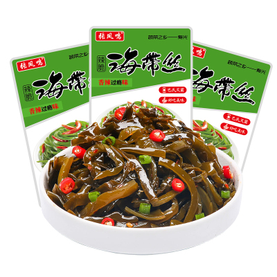 香辣海带丝开袋即食零食爽口开胃下饭菜休闲速食菜山东咸菜批发