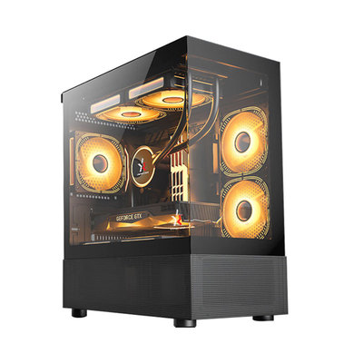 世纪之星 星道机箱MATX台式办公主机厚板材游戏机箱支持360水冷