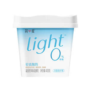 【奚梦瑶同款酸奶】简爱light轻食酸奶代餐酸奶0%/4%蔗糖 酸奶碗