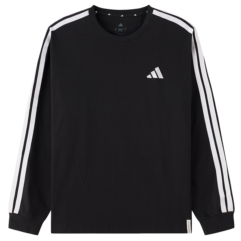 Adidas阿迪达斯男装2026秋季新款ES+ 3S L/S TEE运动T恤KF3728