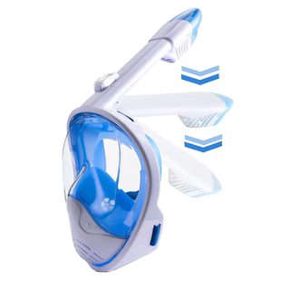 浮潜三宝套装成人儿童潜水镜全干式呼吸管大框装备硅胶全面近视