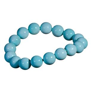 PLSTONE普琳丝天然文玩7A铁线松湖北原矿十堰绿松石手链女男手串