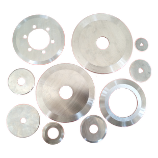 硬质合金钨钢圆刀片薄膜橡胶分切小圆刀瓦楞纸板切割机单刀定做