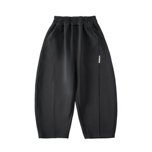 童话记忆旗舰店男童加绒弯刀裤子运动裤卫裤2025秋冬新款儿童加绒加厚保暖休闲裤