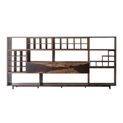 茶室博古陈列架书柜组合野木侘寂