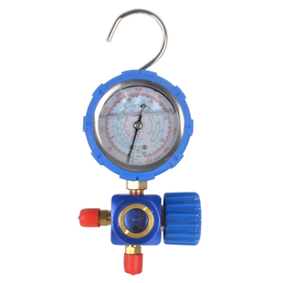 空调加氟压力表R410冷媒表制冷剂表阀R22加液表视液镜 空调加液表