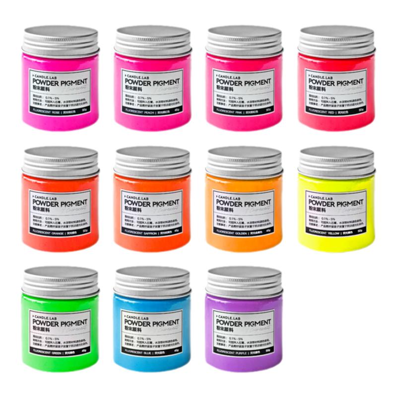 CANDLE.LAB | 石膏彩色色粉颜料diy石膏水磨石莫兰迪荧光粉末染料