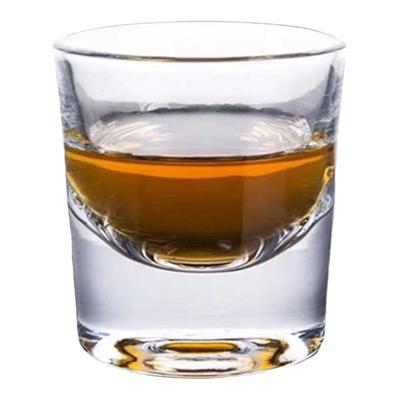 玻璃白酒杯二两半150毫升杯子3两