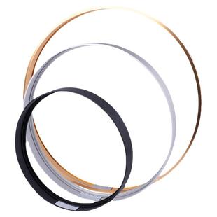 新款金属圆形轻奢铝合金画框钻石画圆框带玻璃背板十字绣裱框定制