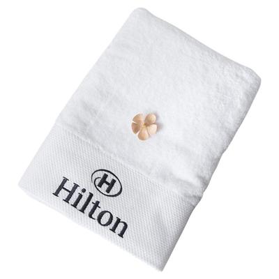 毛巾浴巾白色全棉不掉毛可定制