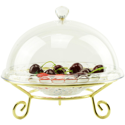 水晶玻璃欧式高脚果盘