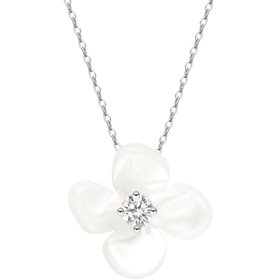 HEFANG何方小苍兰锁骨链时尚高级轻奢项链饰品配饰首饰圣诞礼物