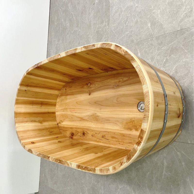 泡澡木桶老人洗澡成人实木浴桶木质浴缸大人儿童沐浴浴盆熏蒸家用