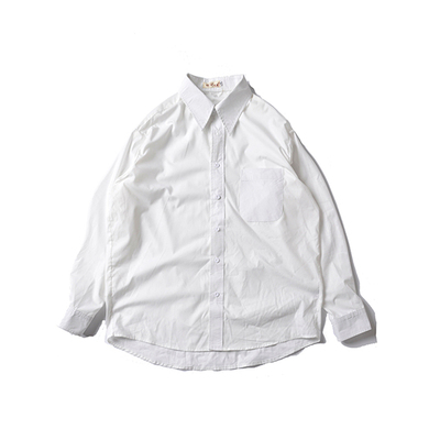 原创长袖衬衫长袖衬衫何江海同款