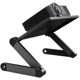 投影仪放置台桌面支架床头可升降调节垫高置物托盘家用放床上投天花板小型桌子伸缩落地适用极米固定免打孔机