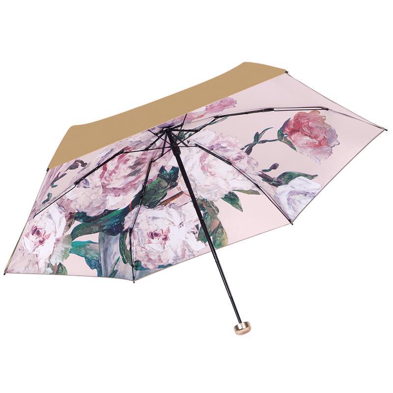 太阳伞遮阳伞防晒防紫外线雨伞晴雨两用女折叠小巧便携口袋防晒伞