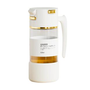 YTH油壶玻璃醋酱油自动开合香油瓶厨房家用调料瓶密封防漏不挂油