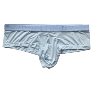 D.M男内裤低腰性感冰丝薄透气透明T裤单丁裤丁字裤情趣高弹激凸