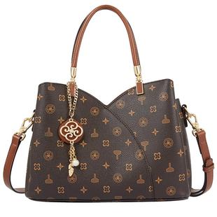 啄木鸟大容量包包女2025新款秋冬季生日礼物送妈妈手提包单肩斜挎