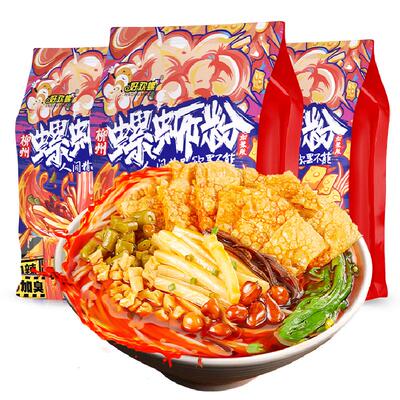 好欢螺加辣加臭螺蛳粉400g×3袋
