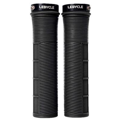 乐百客山地车手把套自行车把套单边锁死把套橡胶把手通用握把配件