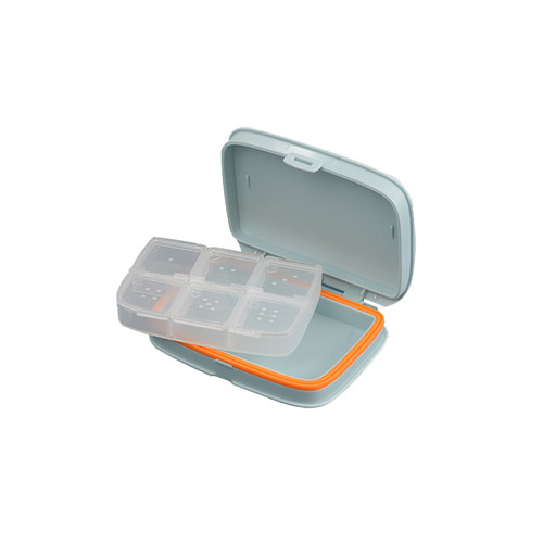 药盒便携分药器7天早中晚分装药盒随身小号盒子迷你药品收纳盒