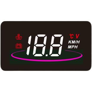 汽车车载HUD抬头显示器OBD多功能车速水温高清通用悬浮投影仪简单