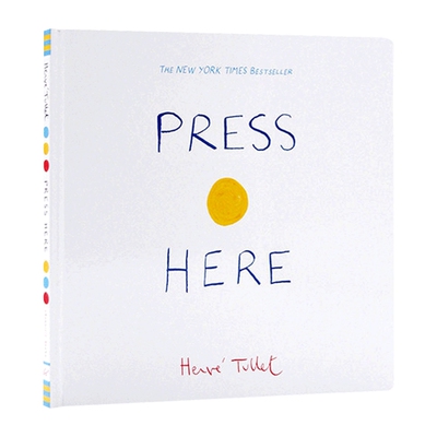 Press Here 按这里 精装绘本 埃尔维杜莱进口英文原版书籍