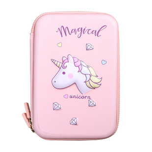 儿童卡通创意3D文具盒多功能可爱笔袋幼儿少女大容量小学生铅笔盒