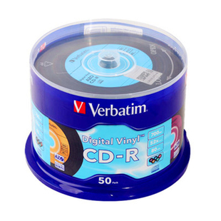 威宝 蓝釉 CD-R音乐盘 独家AZO 刻录盘50片 车载MP3空白光盘64031