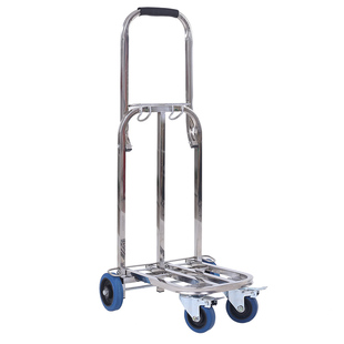 爬楼车不锈钢折叠行李车便携手拉车推车小拖车买菜车拉杆车载重王