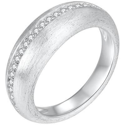 ZEGL设计师星耀系列银色拉丝戒指