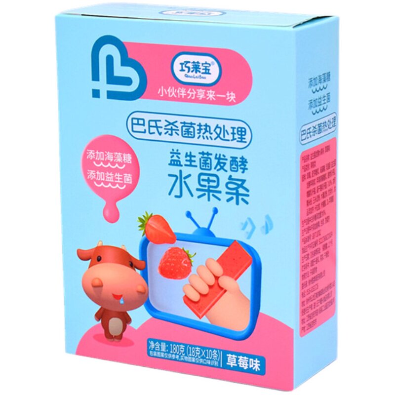 巧莱宝30条水果条不加防腐素色