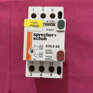 议价SPRECHERSCHUH瑞士斯普雷彻电动机保护器电动机断路器KTA3-25