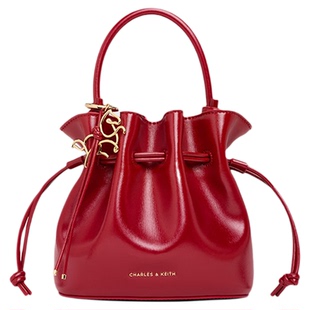[新年礼物]CHARLES&KEITH新年马年CK2-10271696-A简约手提水桶包
