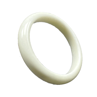 西安兵马俑同款活玉天然蓝田玉手镯加厚女款细料米黄白色玉镯带证