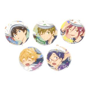 正版 free!男子游泳俱乐部 卡哇伊双闪吧唧徽章系列冰箱贴