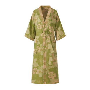 纯棉浴袍a类春秋冬季双层纱浴袍睡衣家居汗蒸服情侣吸水速干浴衣