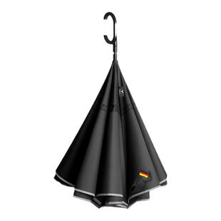 德国天珩自动反向伞雨伞长柄超大号汽车载男士双层16骨加固抗风暴